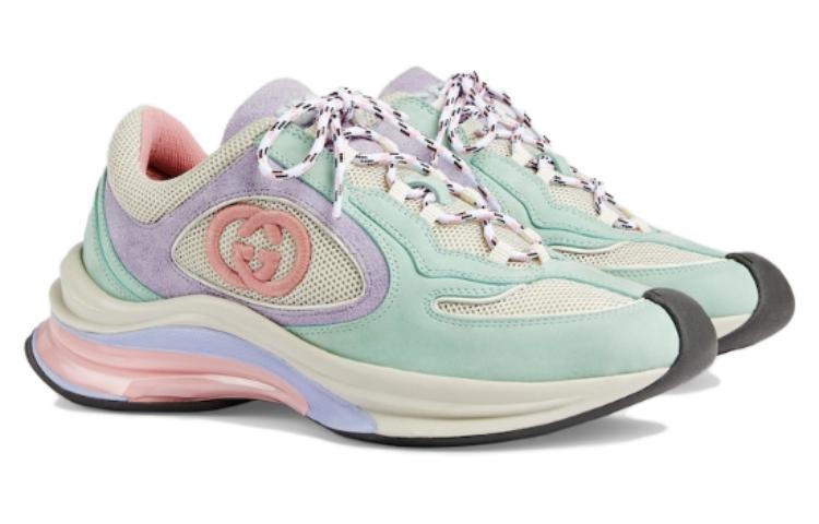 (WMNS) Gucci Run Sneaker 'Turquoise Suede' 746939-AACSK-3942 - 3