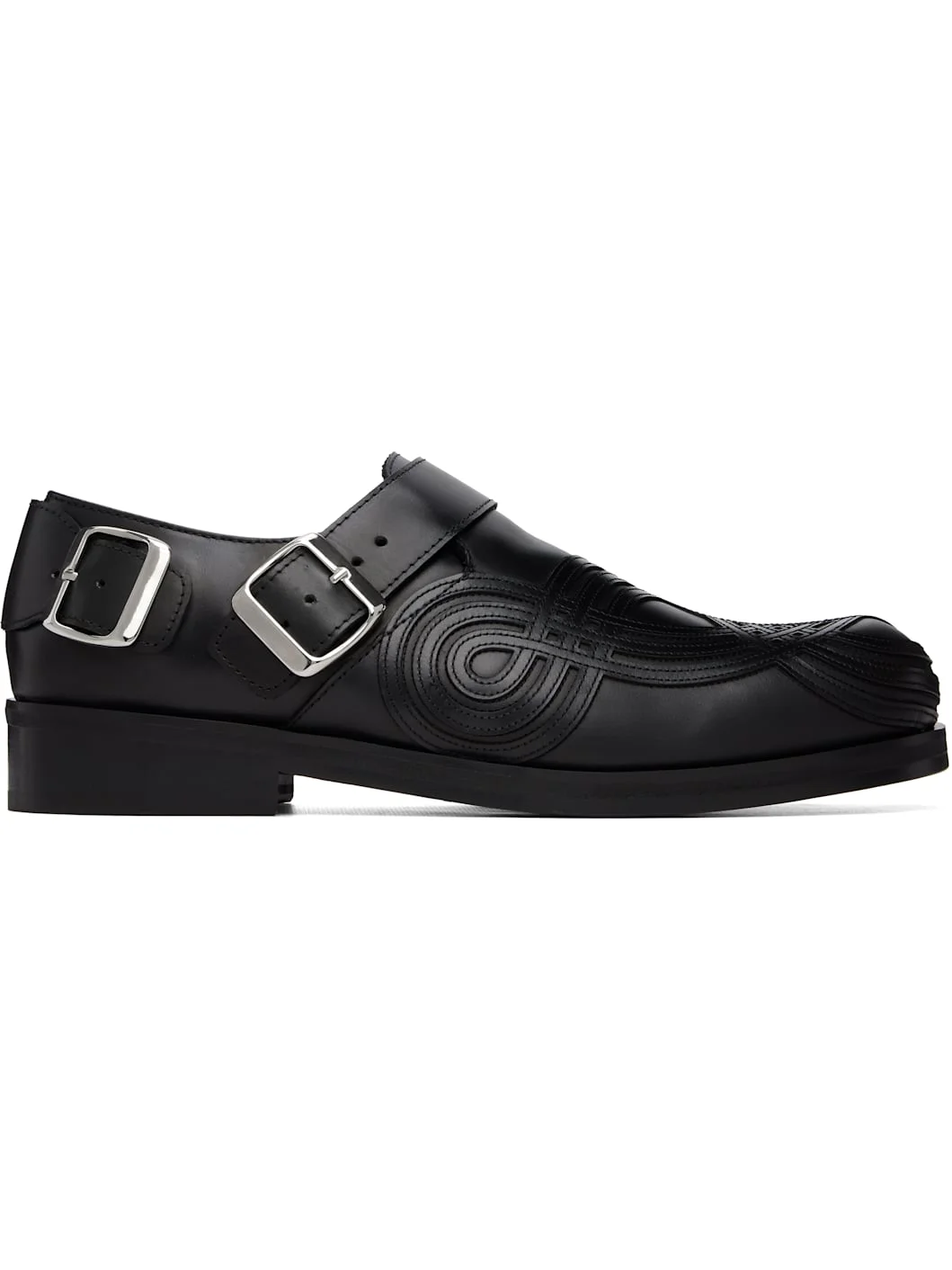 Black Braided Biker Derbys - 1