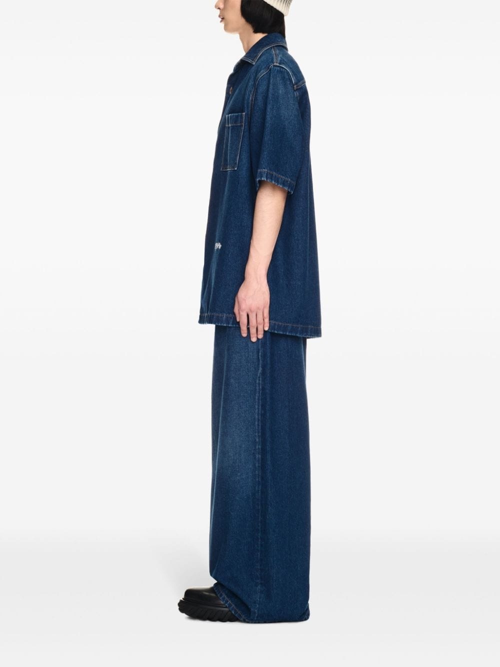 Denim over shirt - 3
