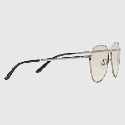 GUCCI Specialized fit aviator sunglasses outlook