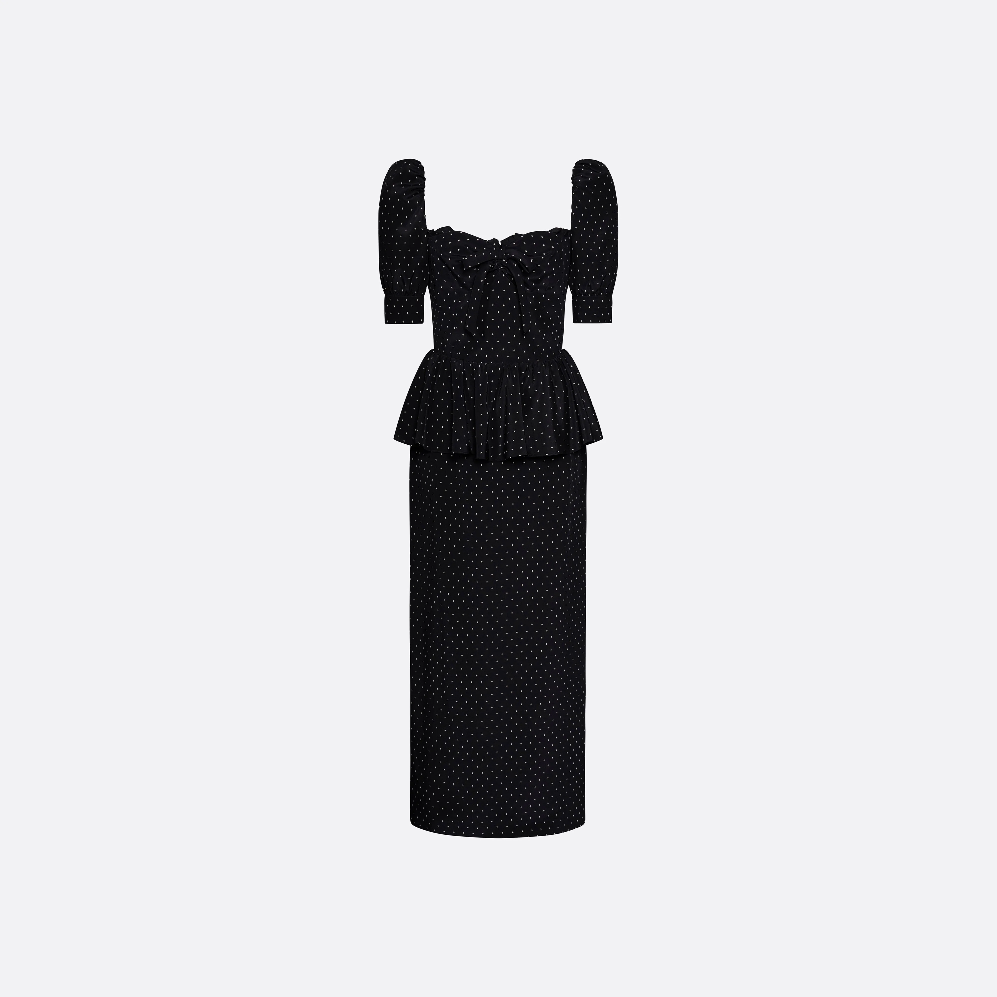 MIDI DRESS WITH PENCIL SKIRT - 1