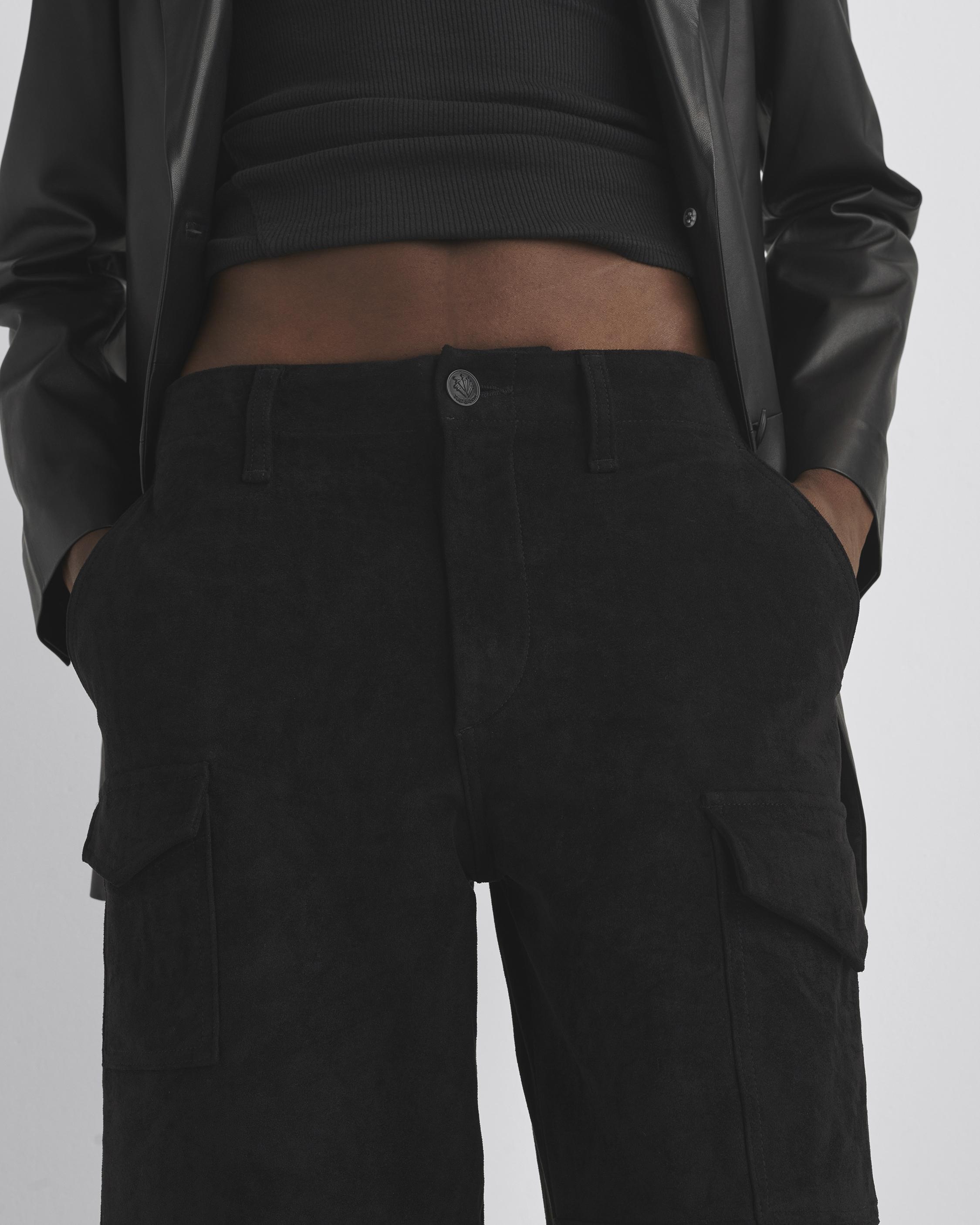 Nora Faux Suede Cargo
Wide-Leg Fit - 6