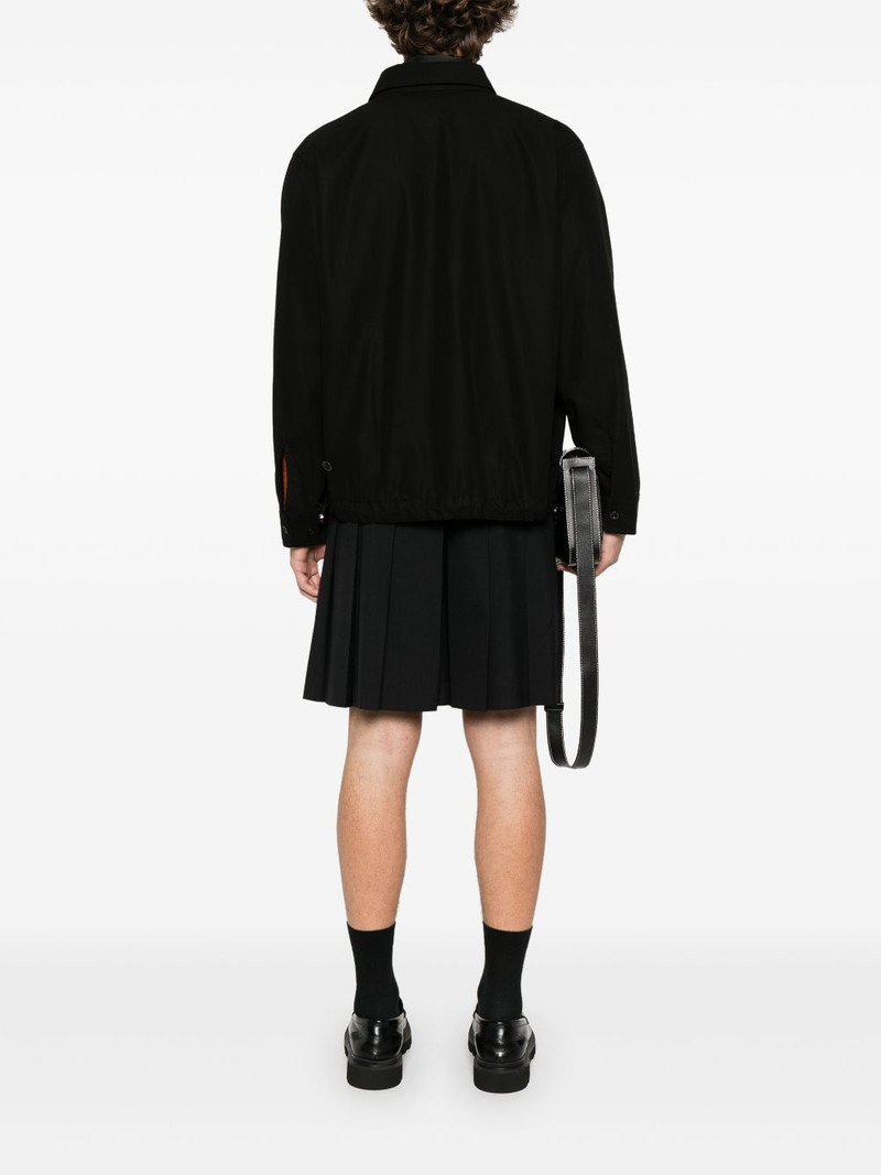 sacai pleated shorts outlook