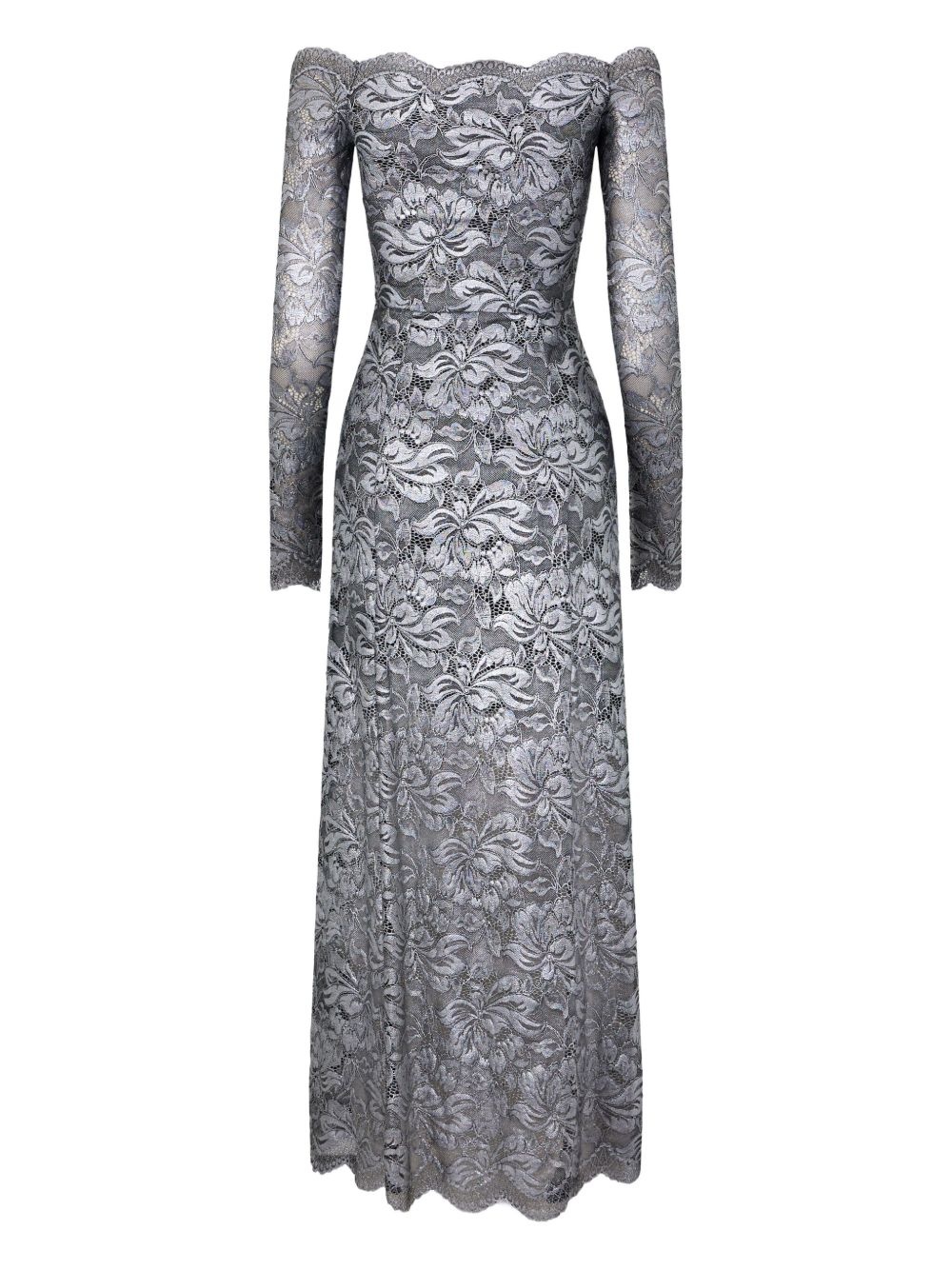laced maxi dress - 6