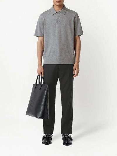 Burberry TB monogram polo shirt outlook