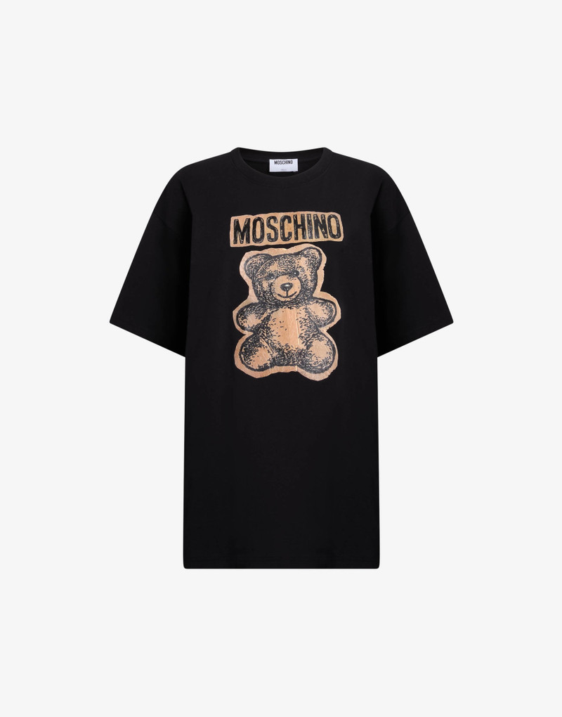 MOSCHINO TEDDY BEAR ORGANIC COTTON JERSEY T-SHIRT 4