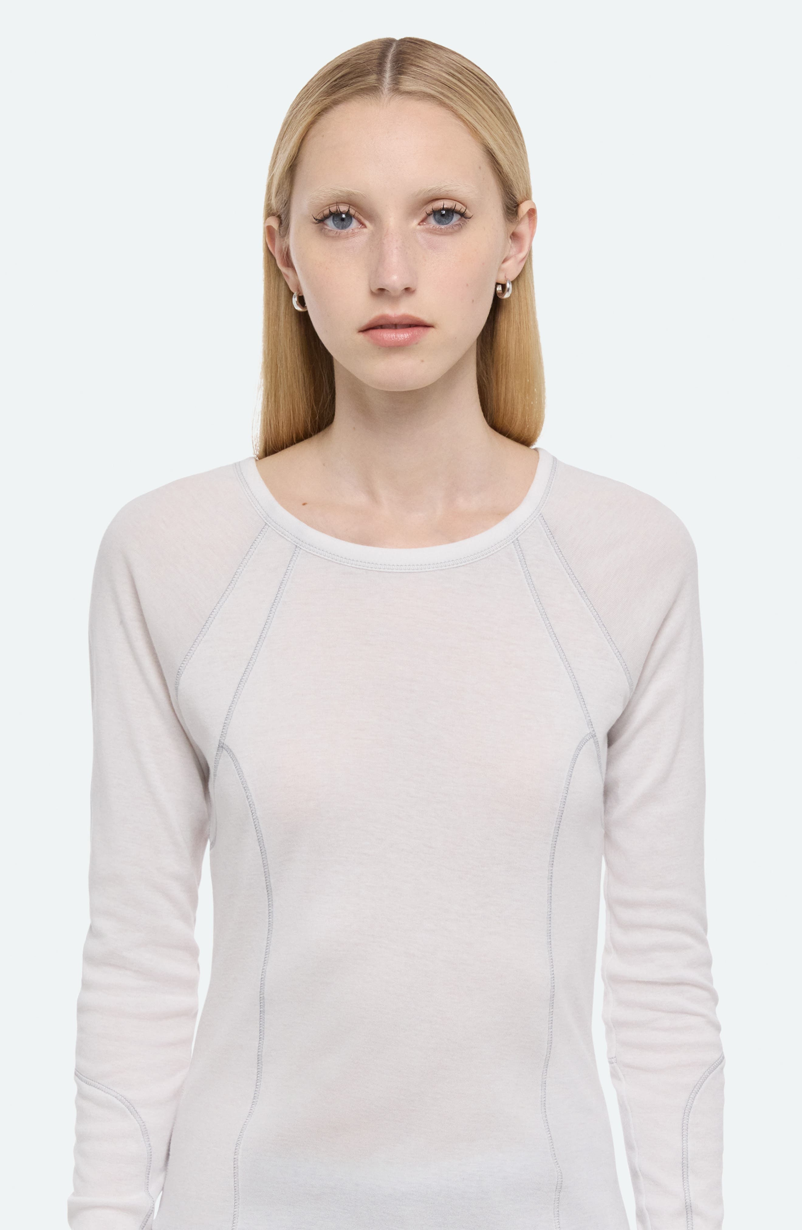 Helmut Lang BMX Raglan Top in Optic White at Nordstrom - 4