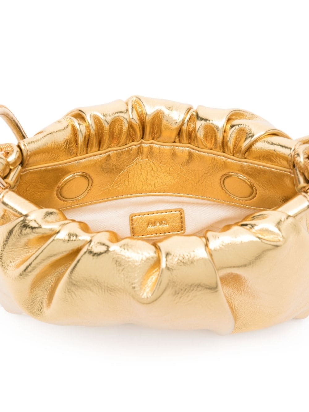 Ninon metallic-effect shoulder bag - 5
