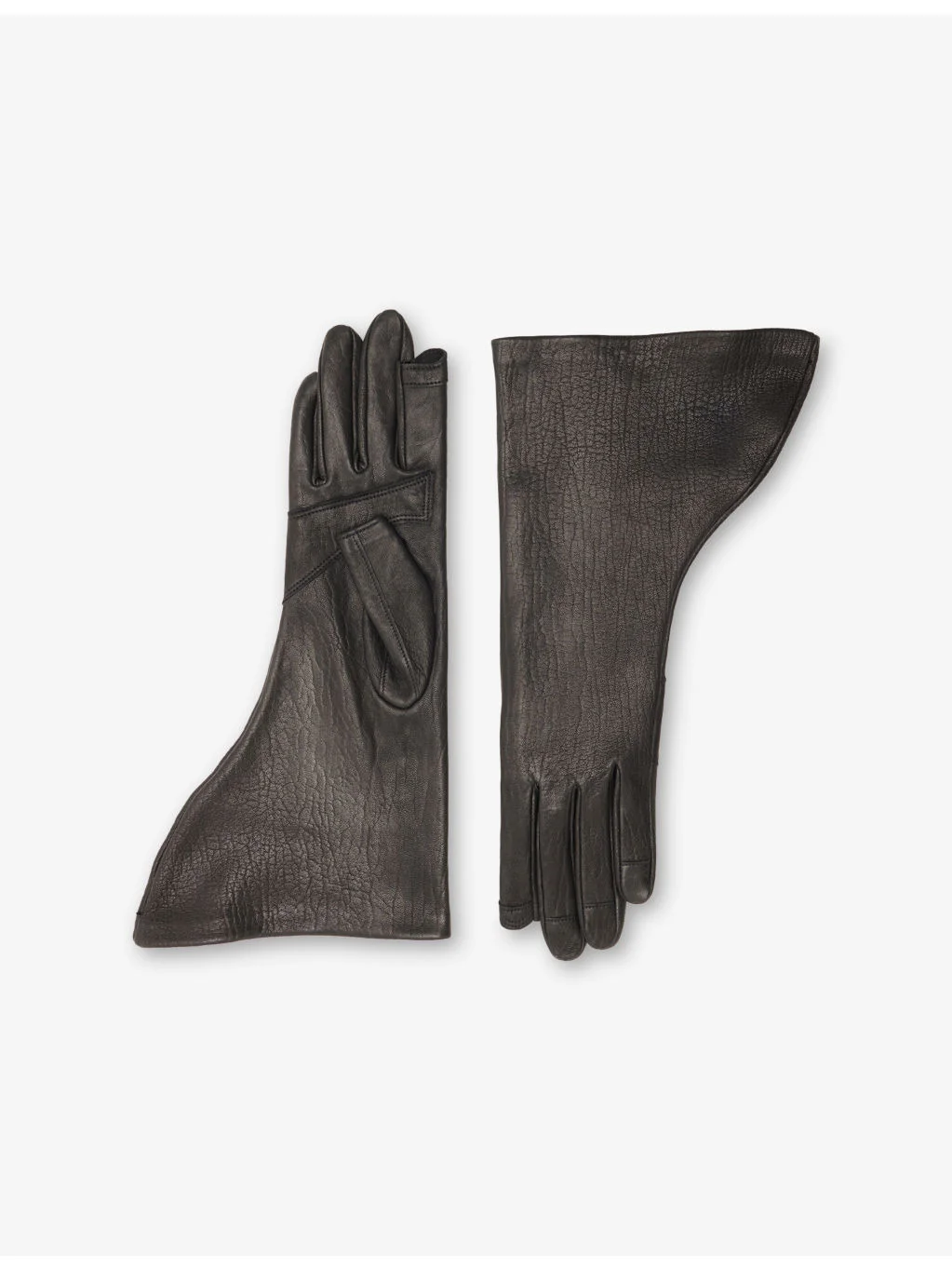 Flared Leather Gloves - 1