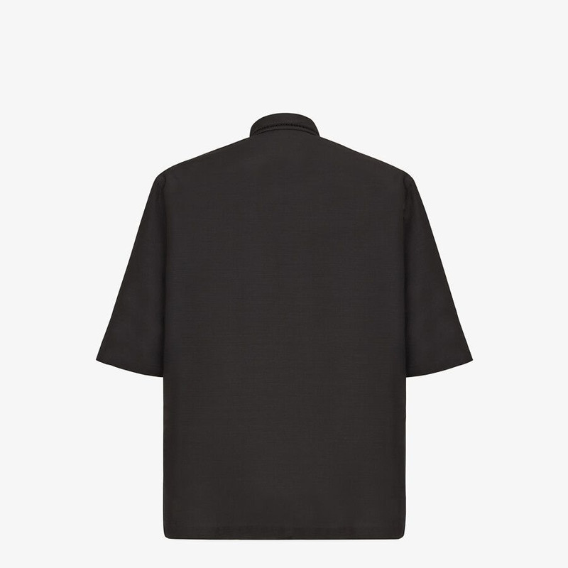 FENDI Black wool shirt outlook