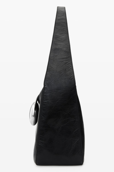 Alexander Wang dome medium hobo bag in crackle patent leather outlook