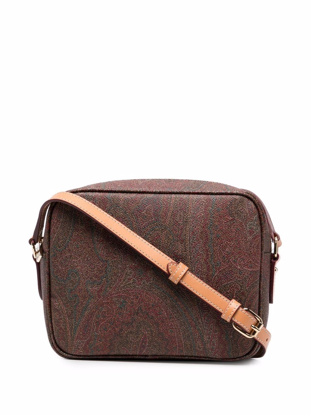 paisley-print crossbody bag - 1