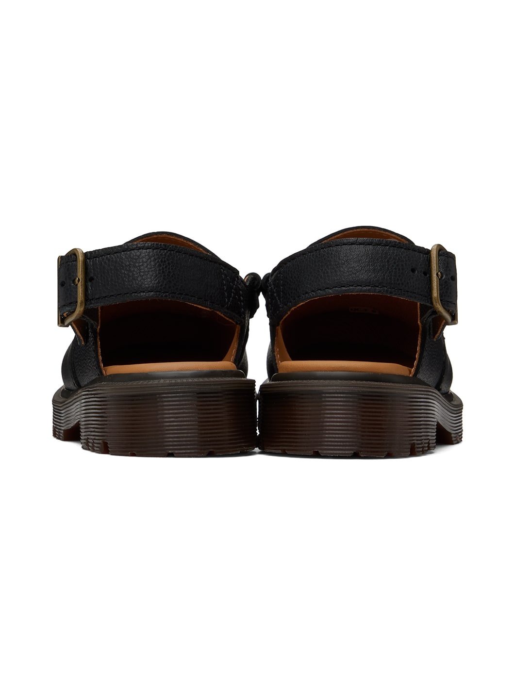 Black Penton Slingback Loafers - 2