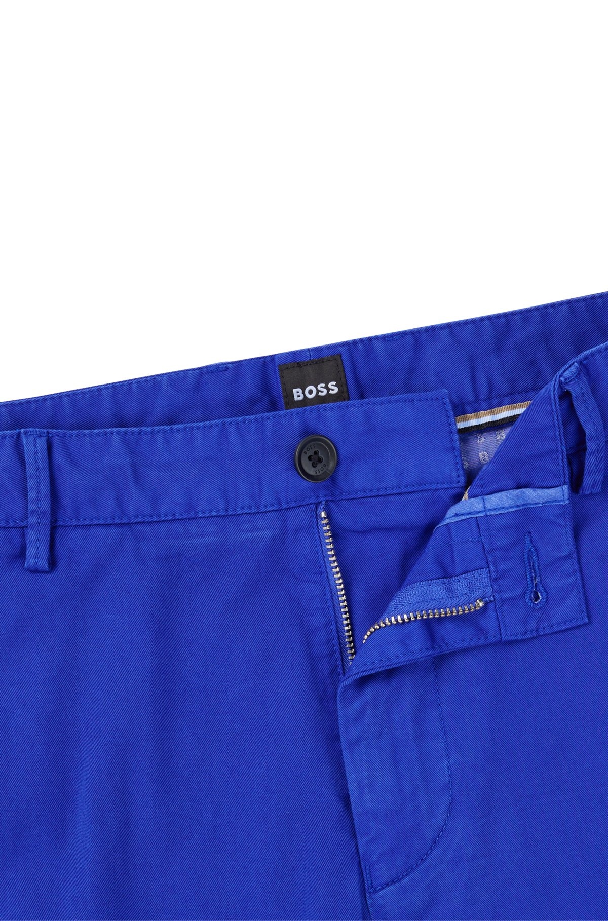 SLIM-FIT SHORTS IN STRETCH-COTTON GABARDINE - 6