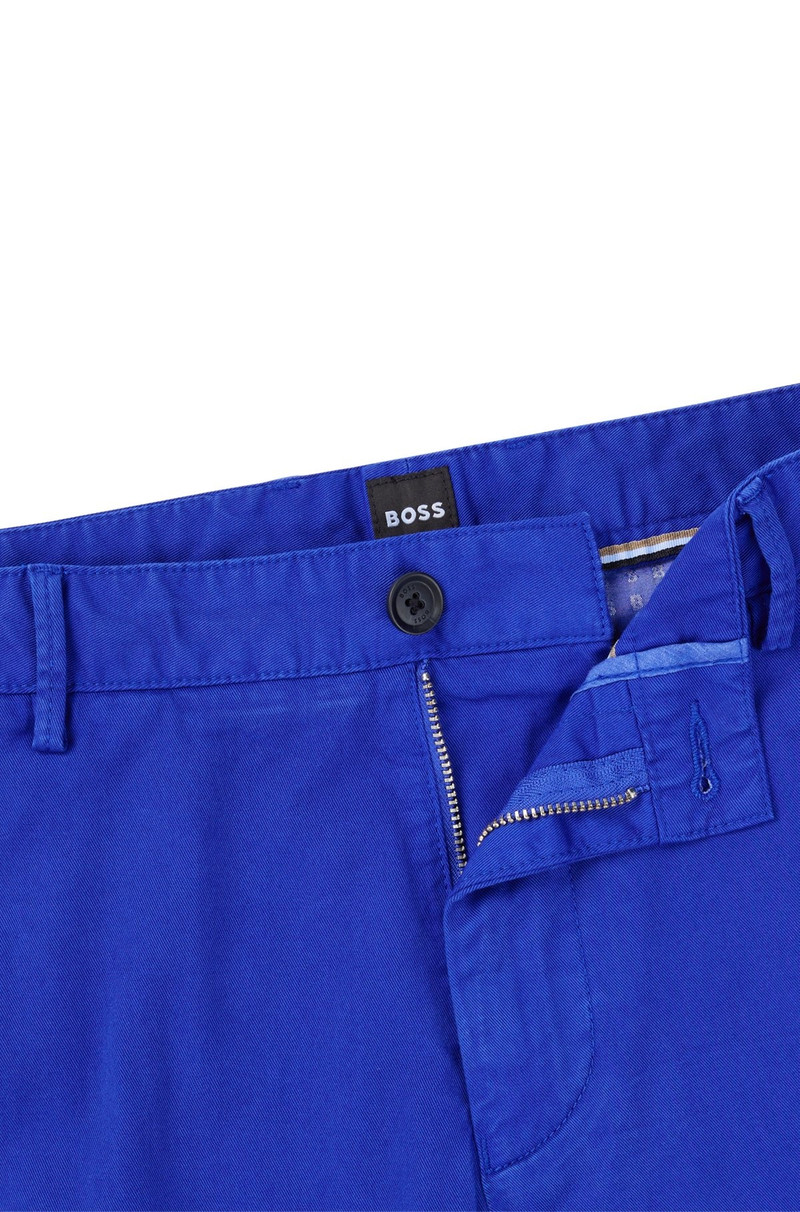 SLIM-FIT SHORTS IN STRETCH-COTTON GABARDINE 6