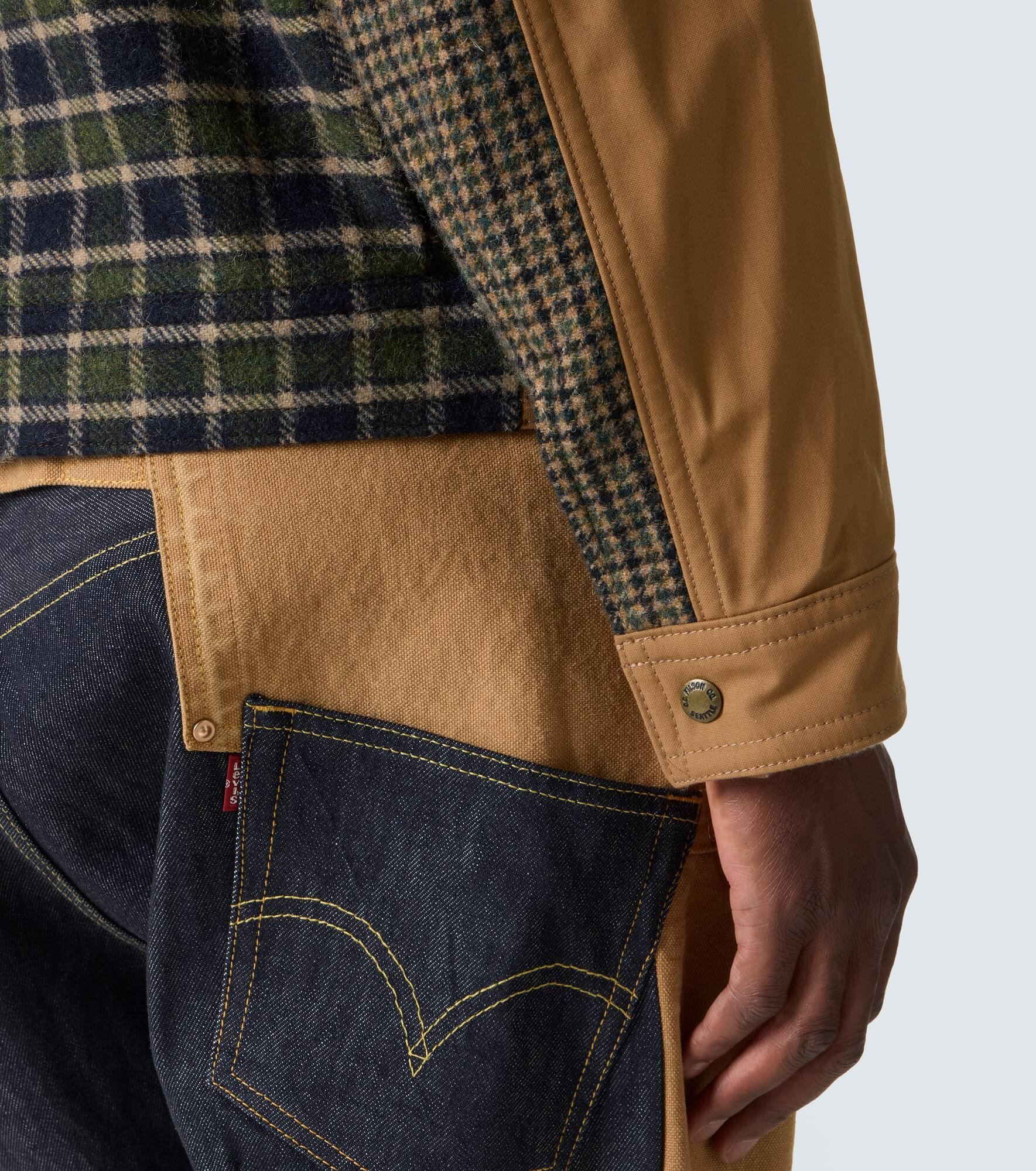 x Filson cotton and wool-blend jacket - 7