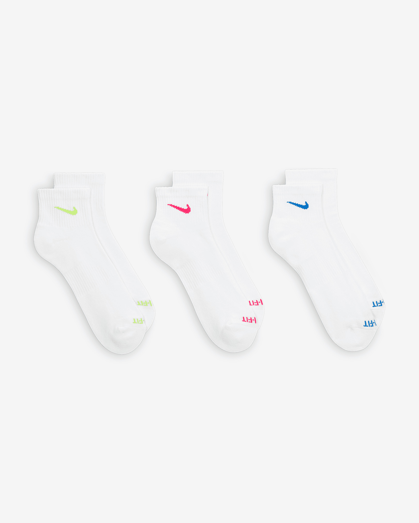 Nike Everyday Plus Cushioned Training Ankle Socks (3 Pairs) - 3