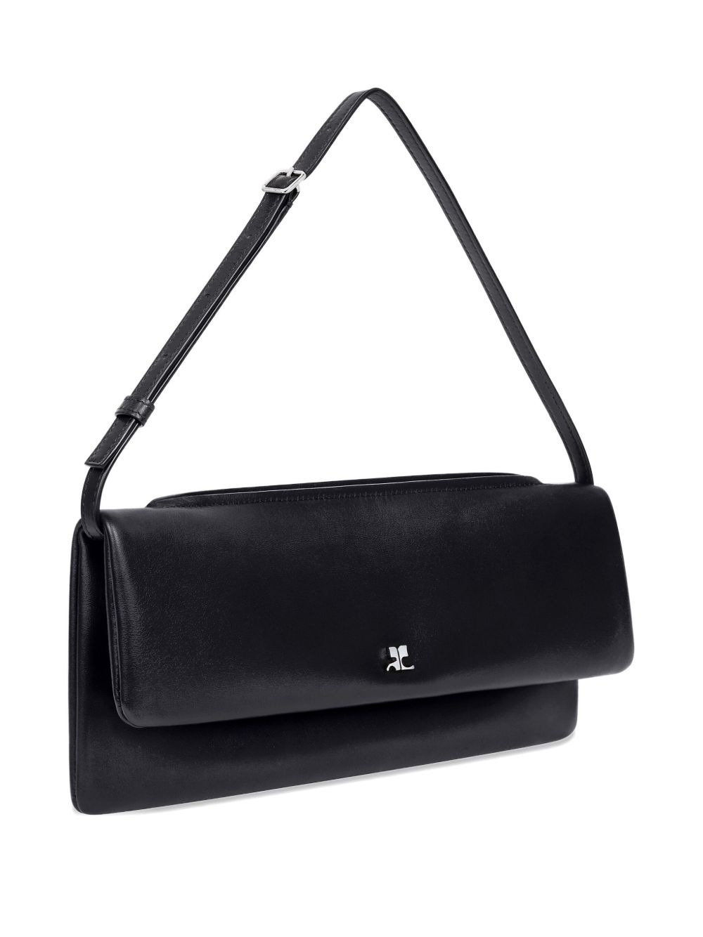 leather flap clutch - 5
