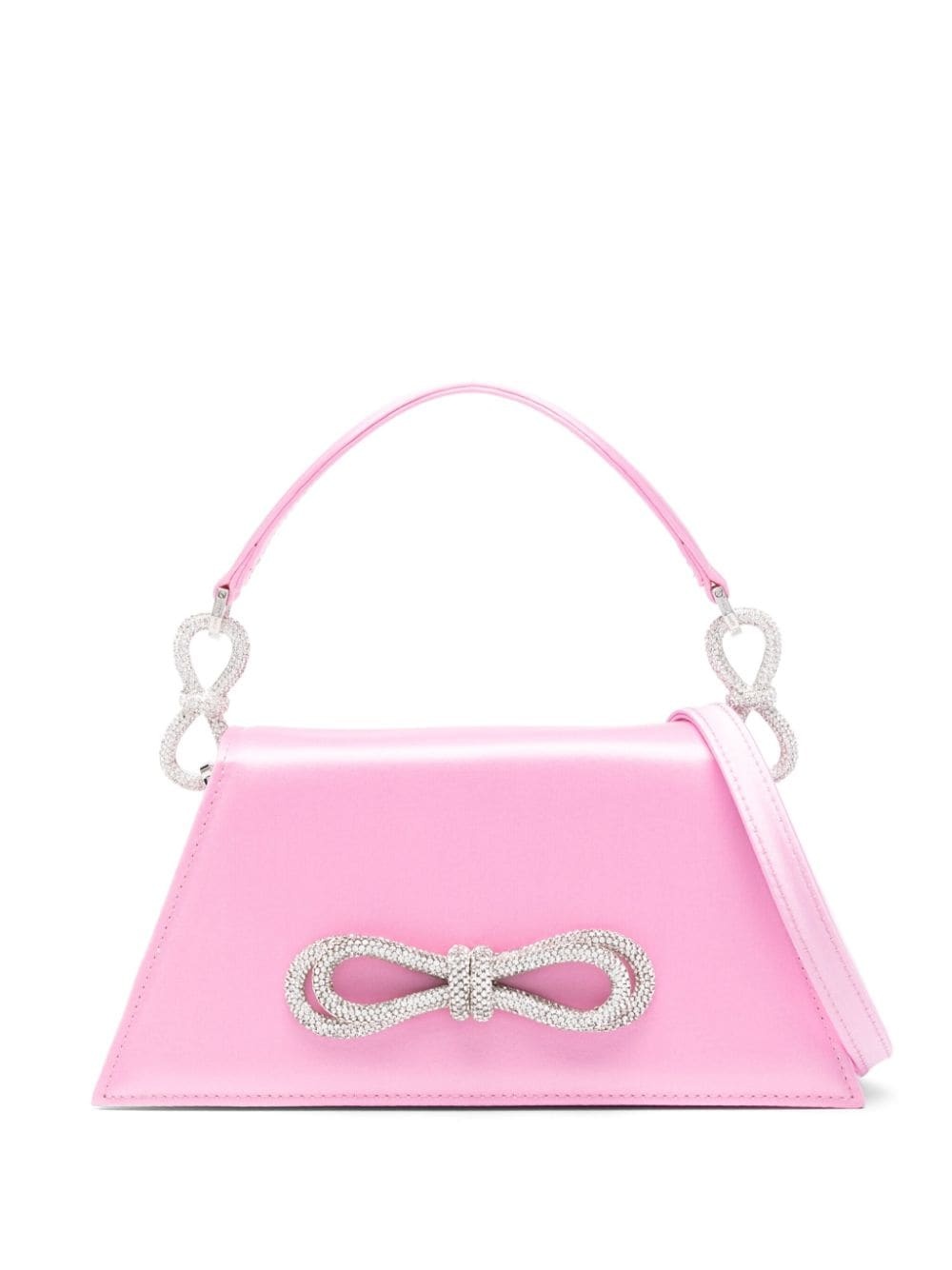 crystal-bow cross body bag - 1