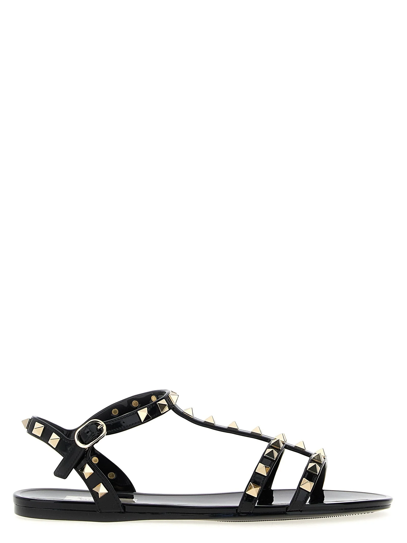 Rockstud Sandals Black - 1