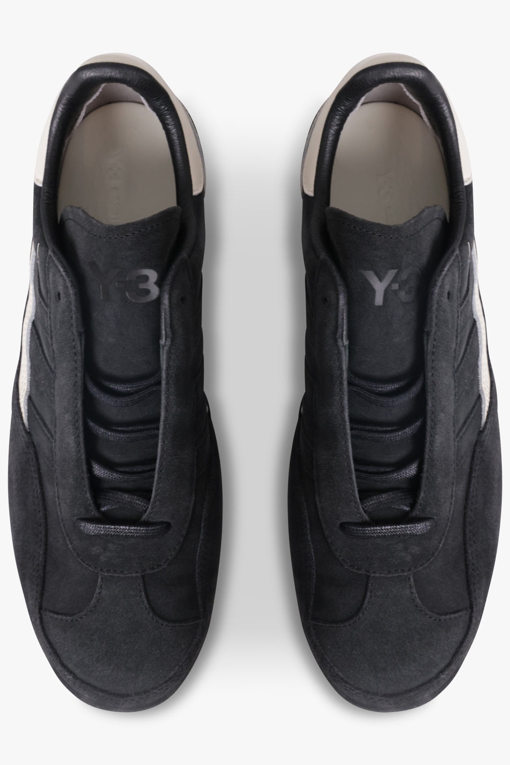 Y-3 GAZELLE BLACK/BLACK/ALUMIN | BLACK/WHITE - 4
