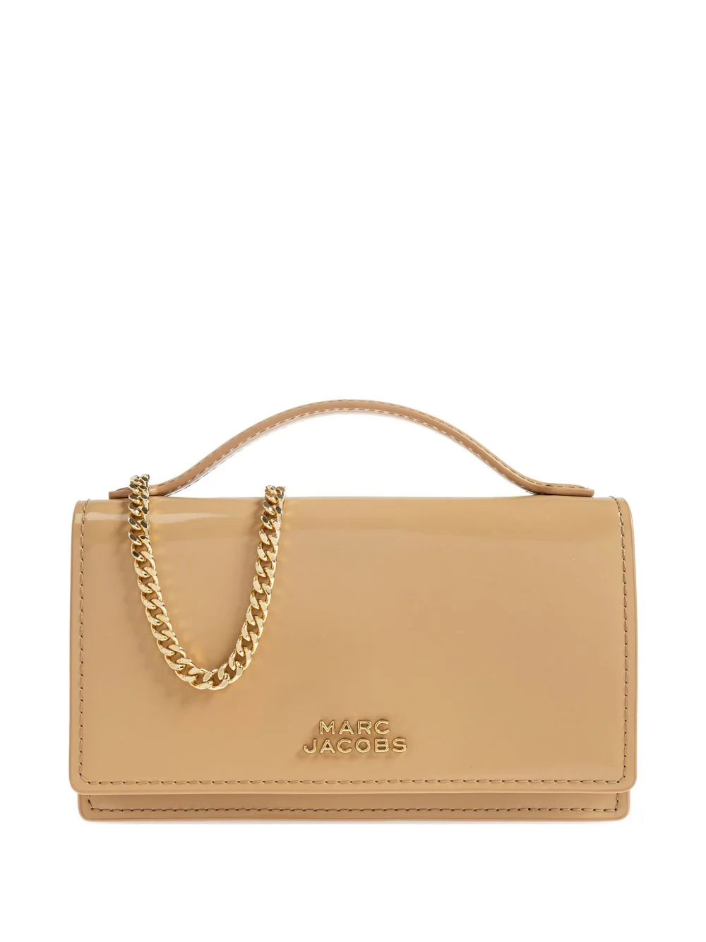 chain handle tote bag - 1