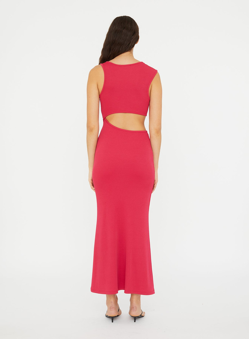 Spiral Crystal Cutaway Dress 4