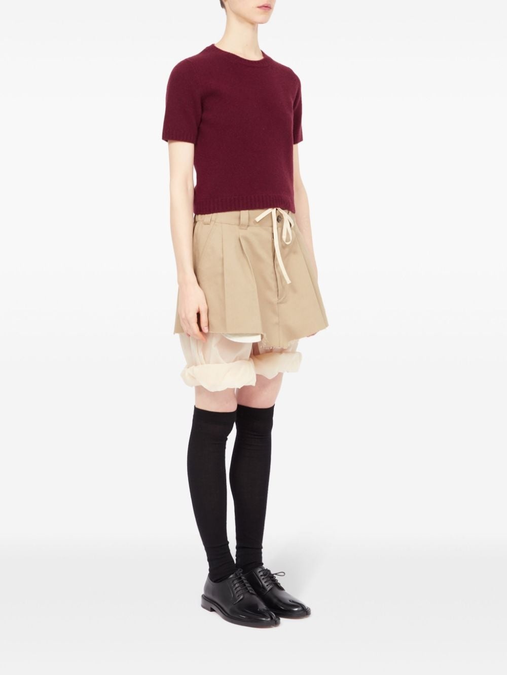 cropped wool top - 3