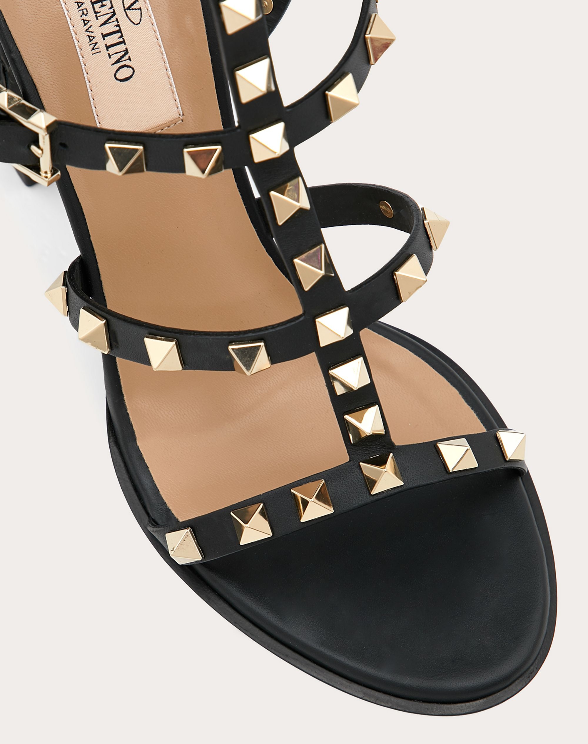 Rockstud Ankle Strap Sandal 90 mm - 9