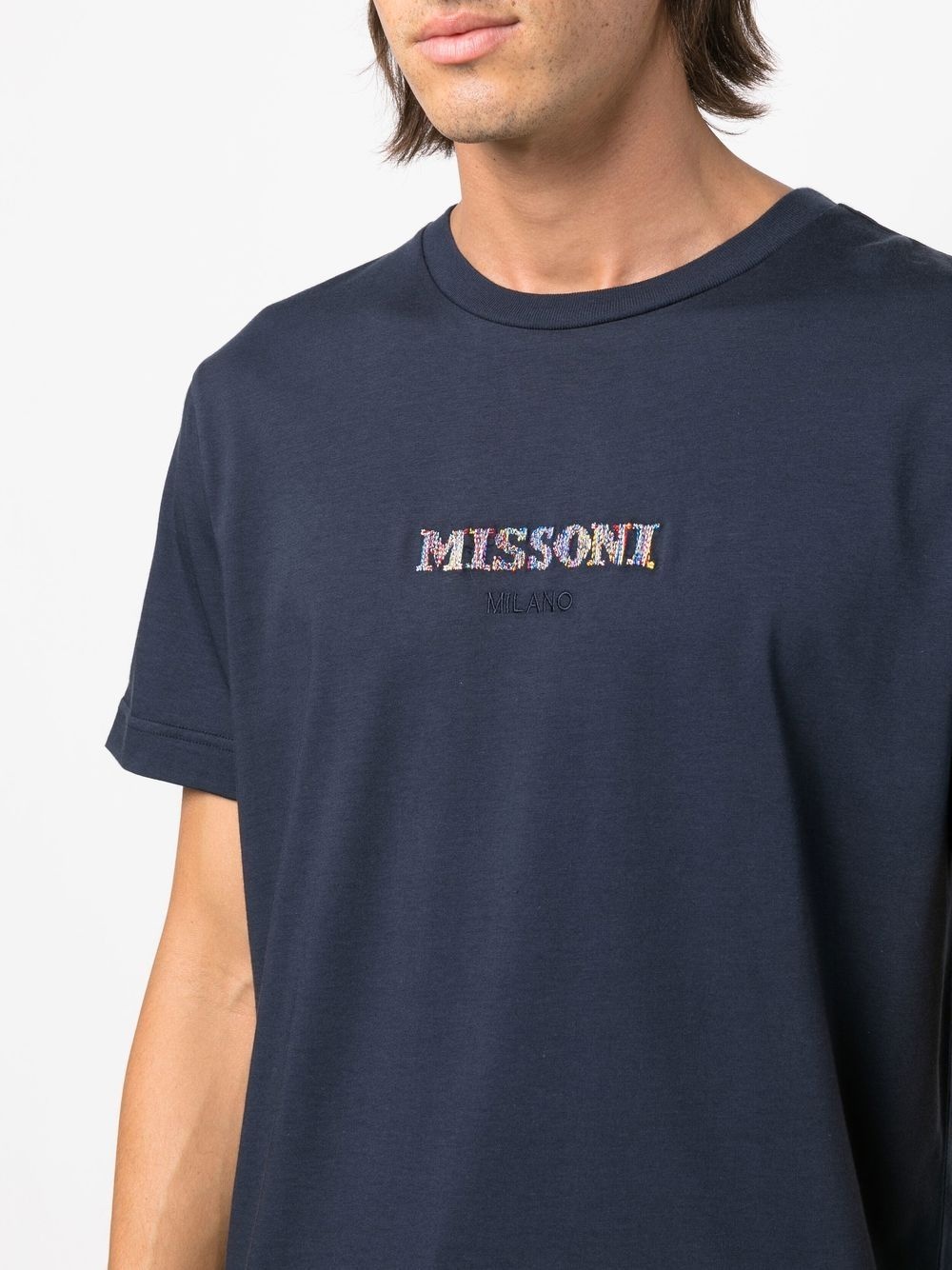 embroidered-logo short-sleeve T-shirt - 5