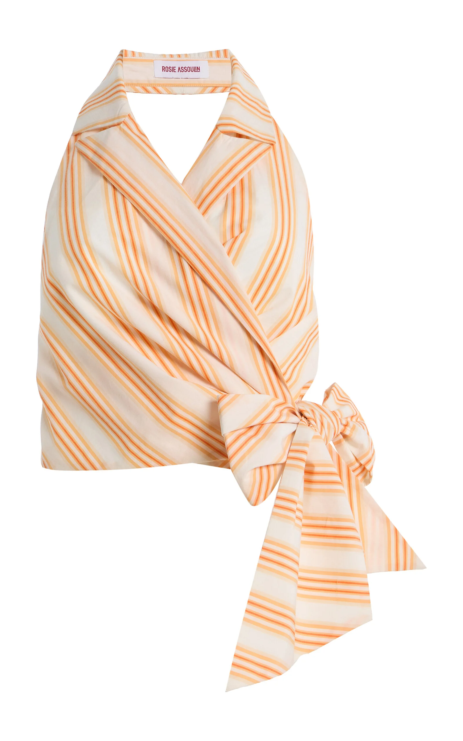 Wrapped Up Halter Top orange - 1