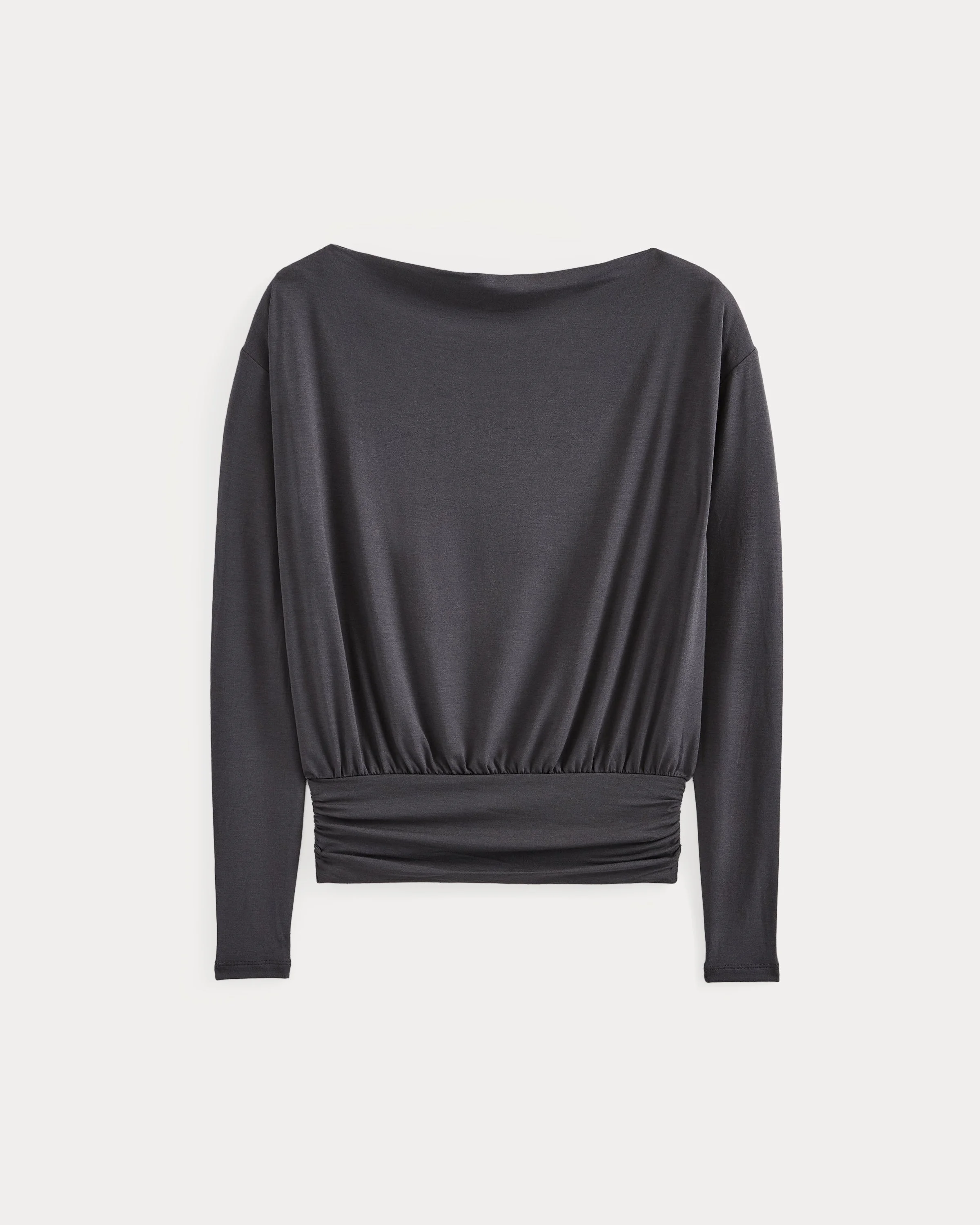 DRAPEY JERSEY SLOUCHY TOP - 1