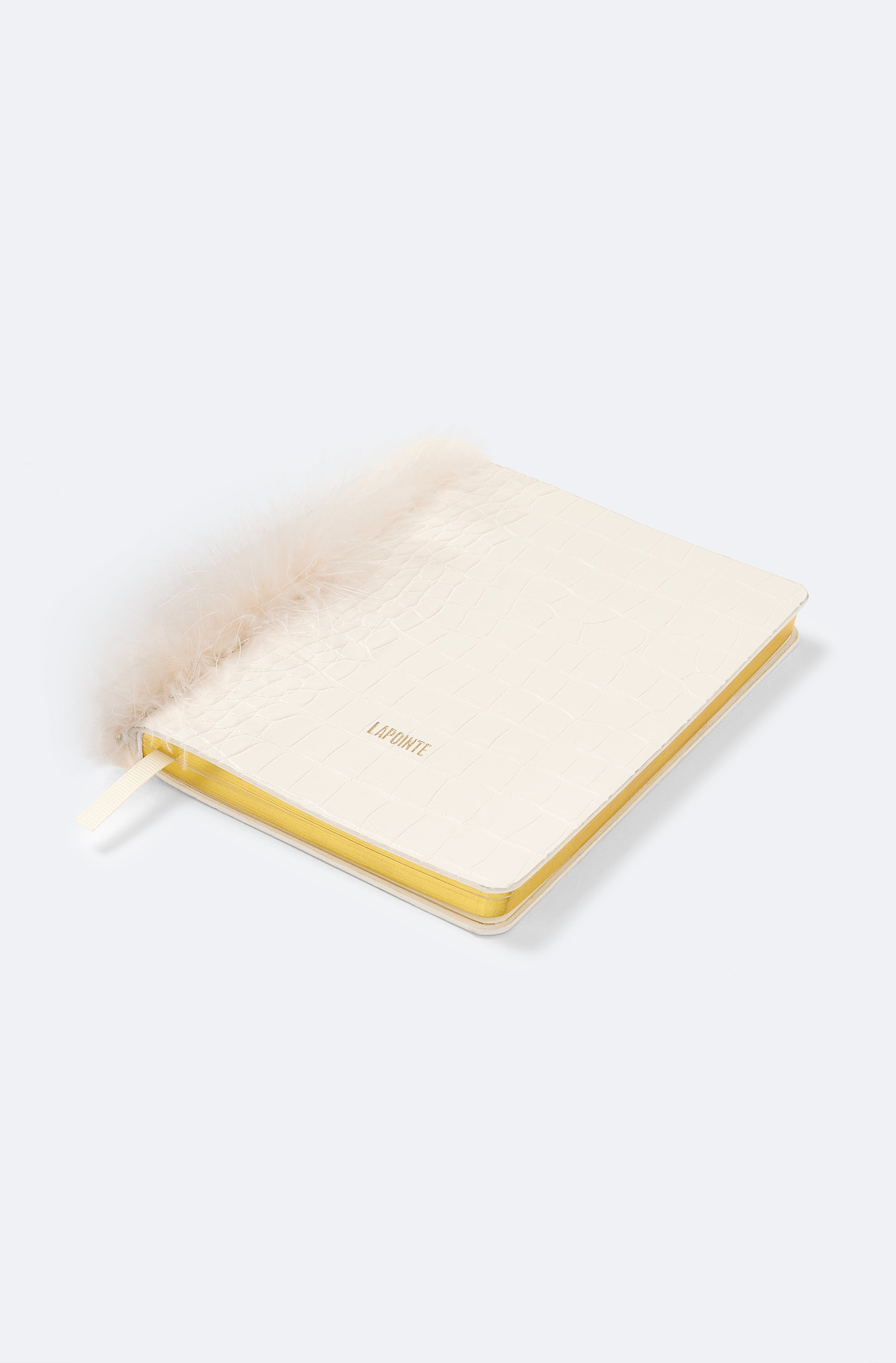 Notebook with Marabou Feathers - 2