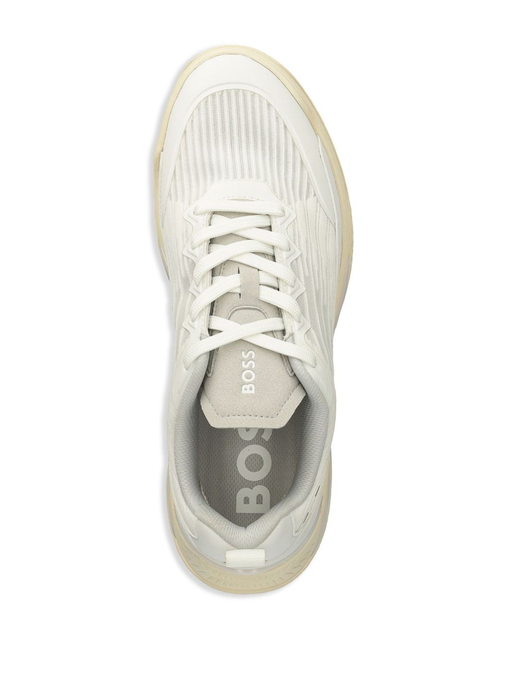 panelled sneakers - 4