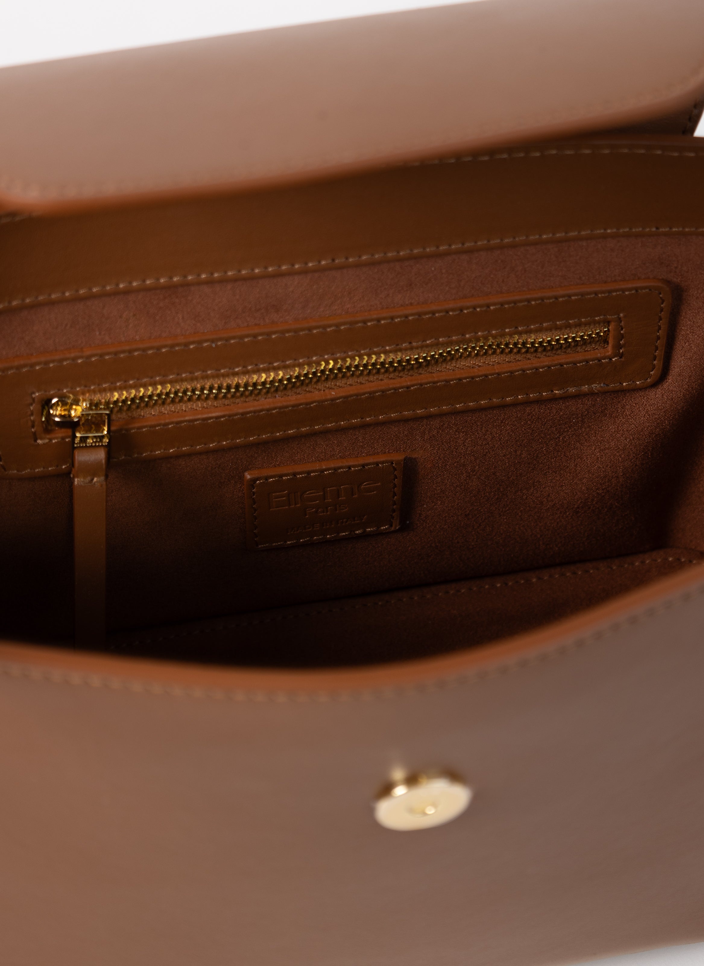 Courrier Tote Leather Cognac - 5