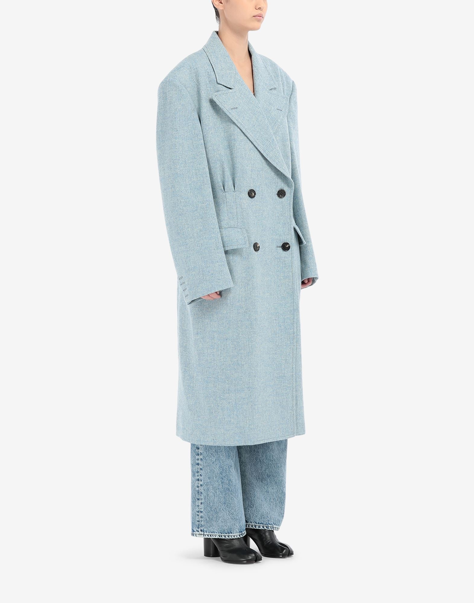 Oversized wool coat - 3