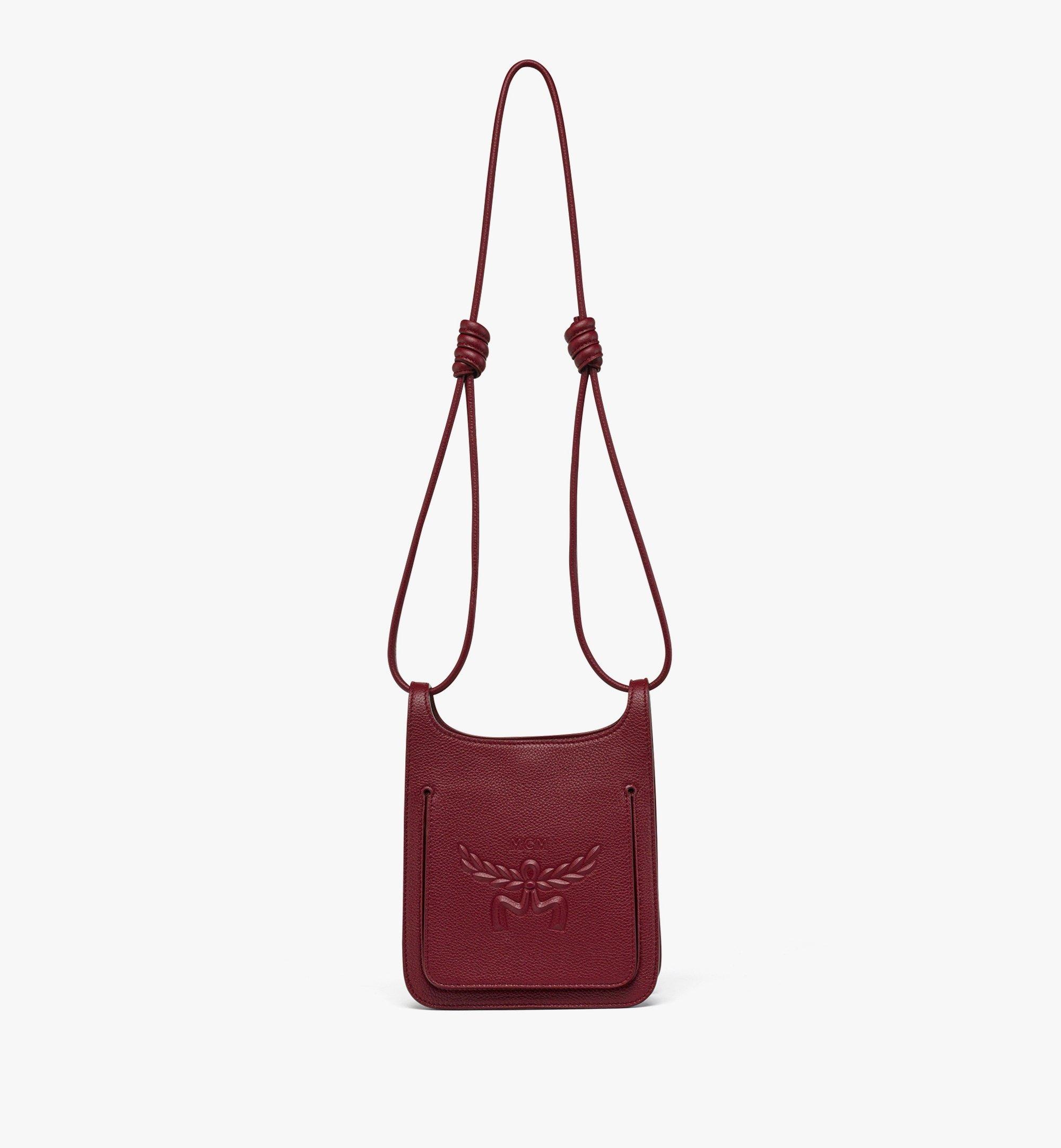 Himmel Hobo in Embossed Logo Leather - 1