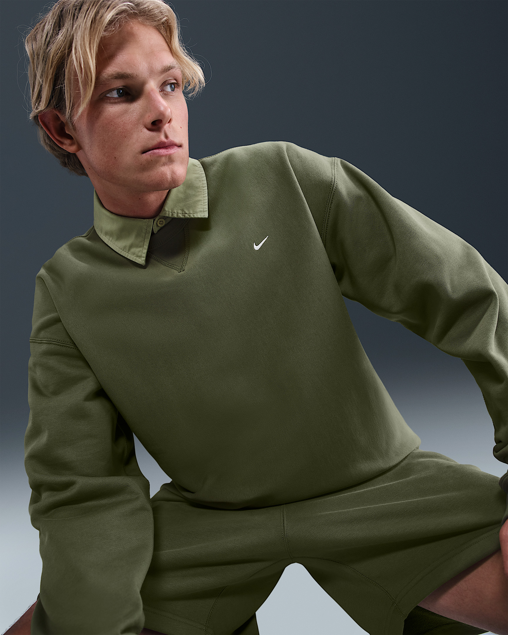 Nike Solo Swoosh Men's Fleece Crew - 3