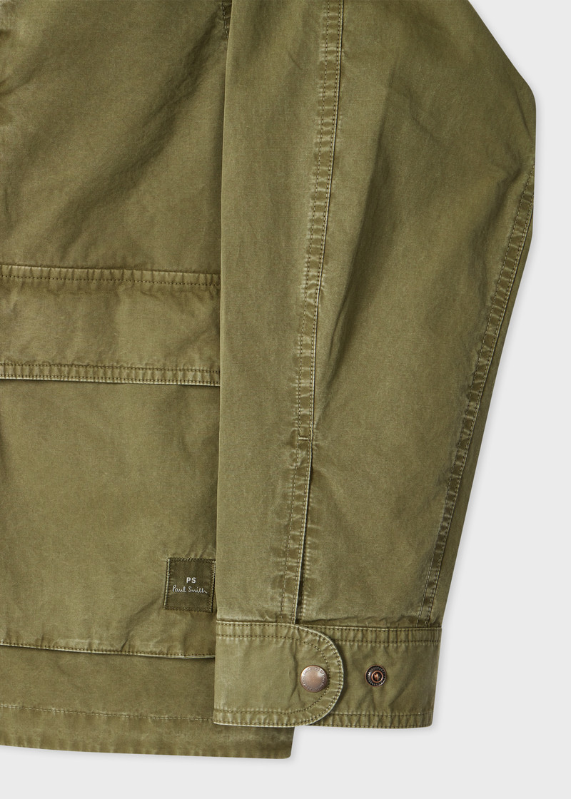 Khaki Cotton Utility Jacket 3