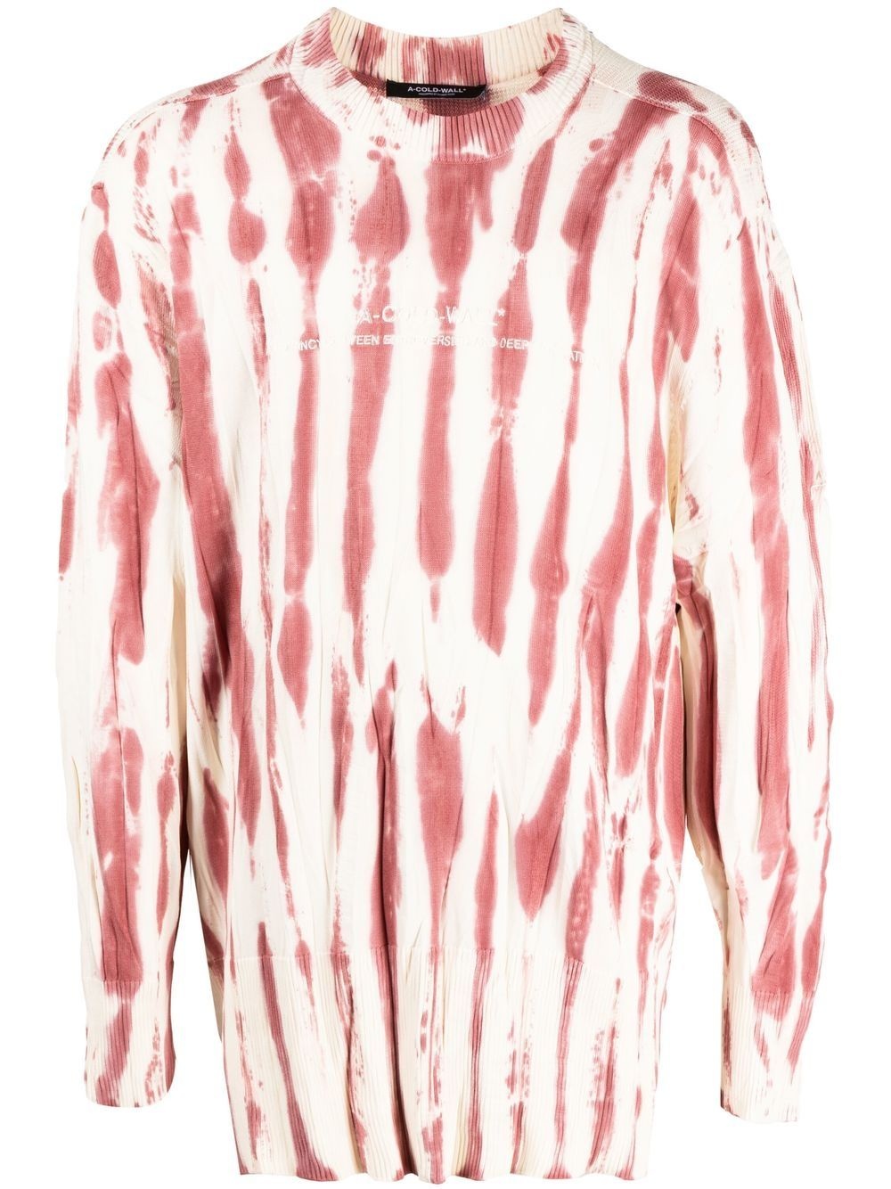 tie-dye logo-print jumper - 1