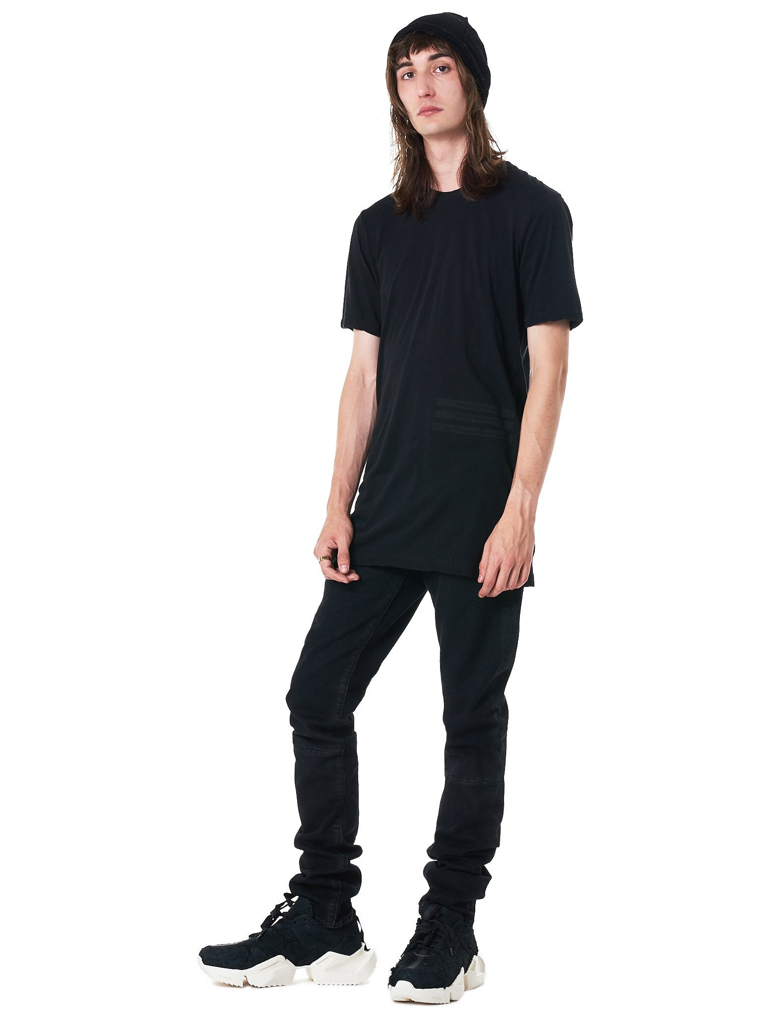 Stonewashed Denim Pant - 7