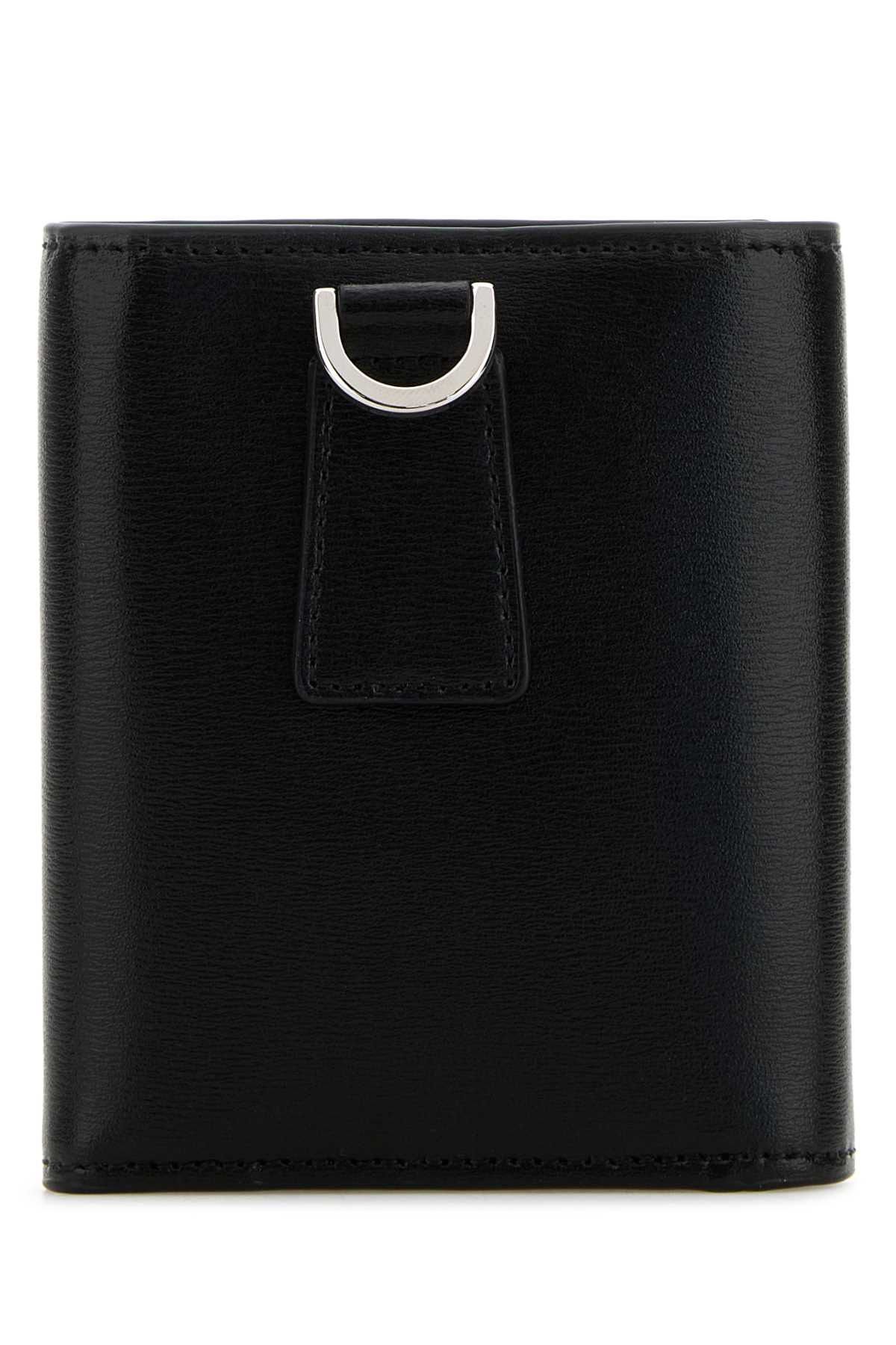 Versace Men Black Leather Wallet - 3