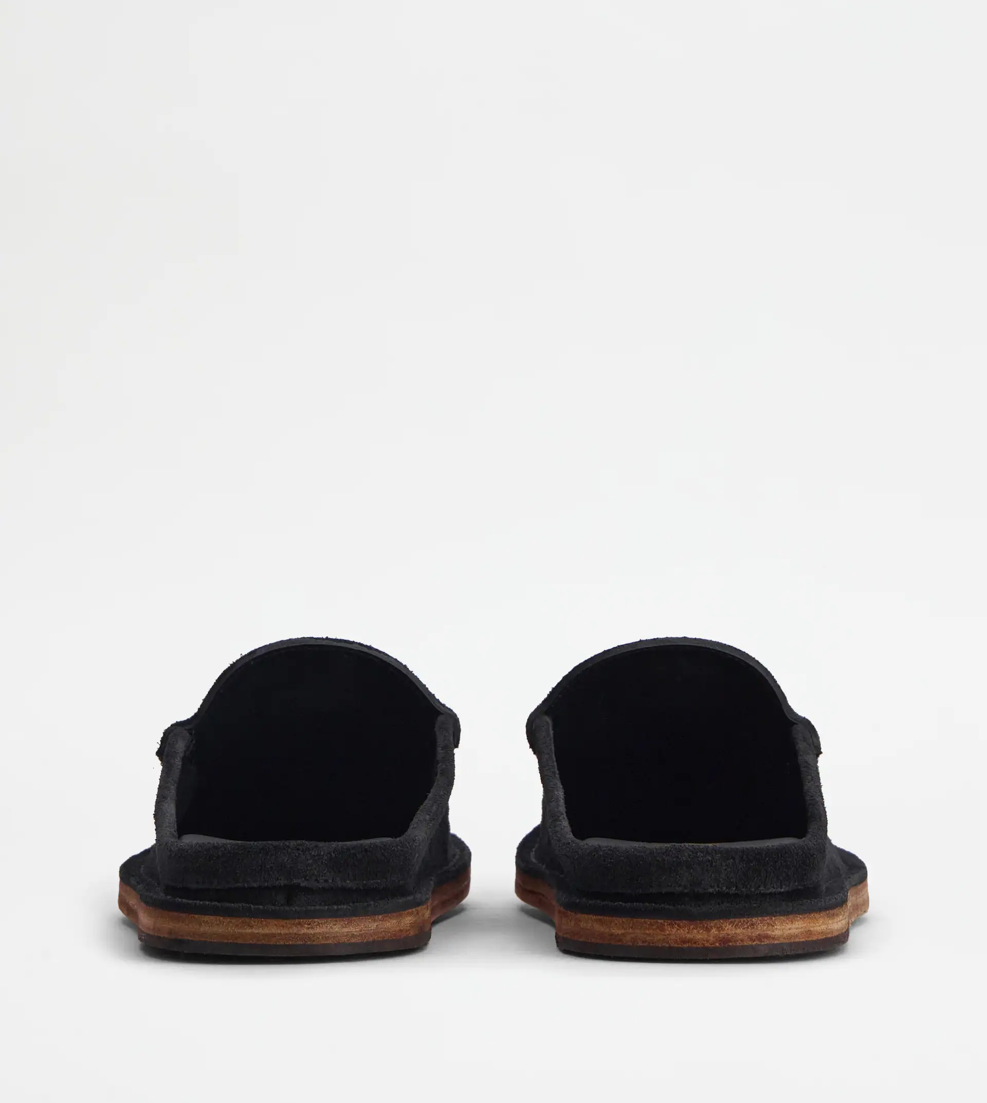 SABOTS IN SUEDE - BLACK - 2