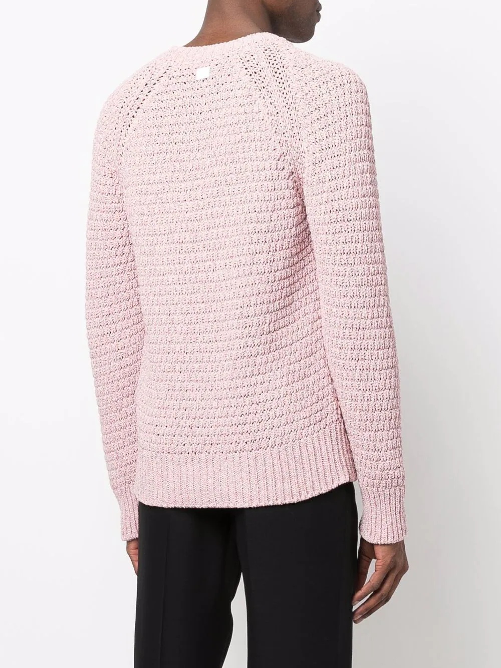 long-sleeved knitted jumper - 4