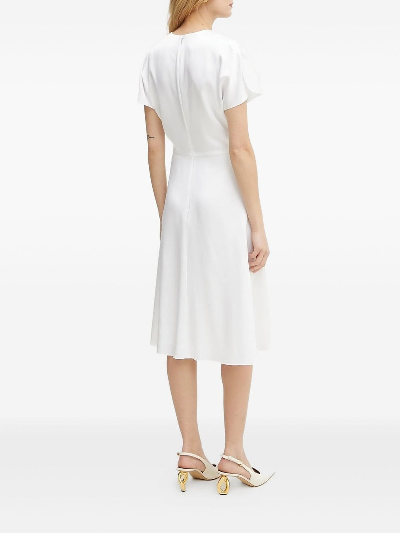 BOSS V-neck twisted midi dress outlook