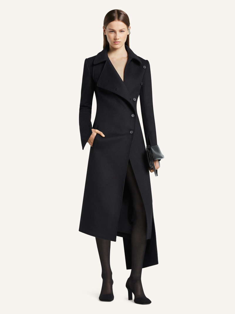 courrèges OBLIQUE WOOL COAT outlook