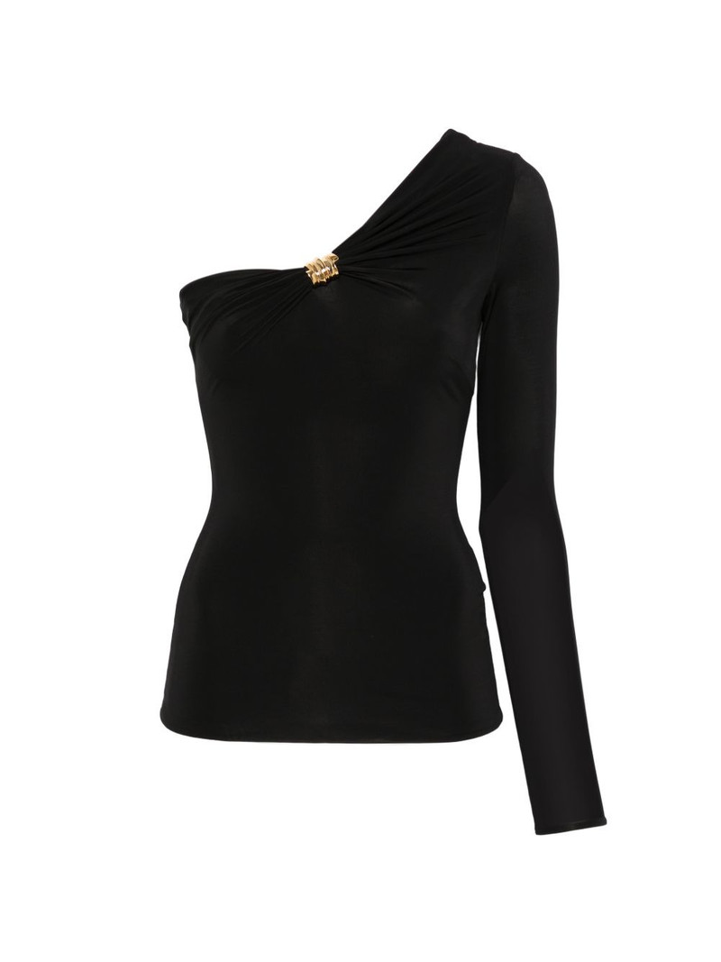 one-shoulder knot top 1