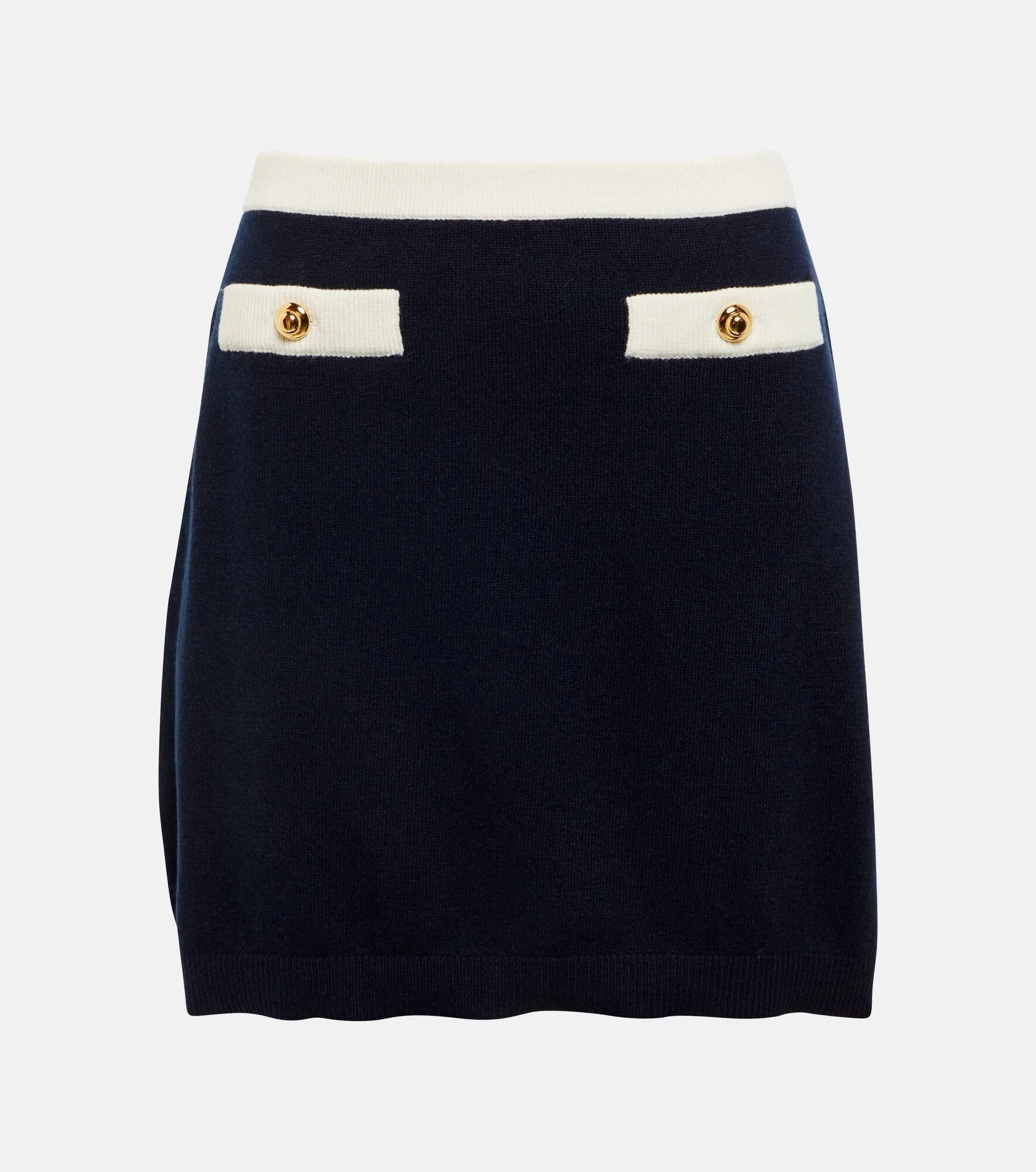 Cashmere miniskirt - 1