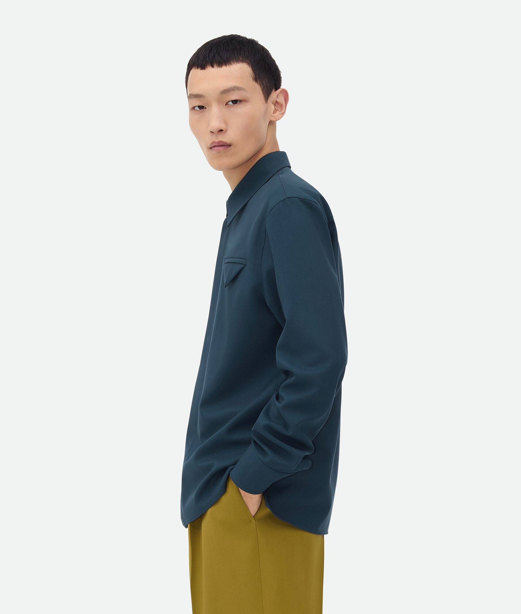 Light Wool Twill Shirt - 2