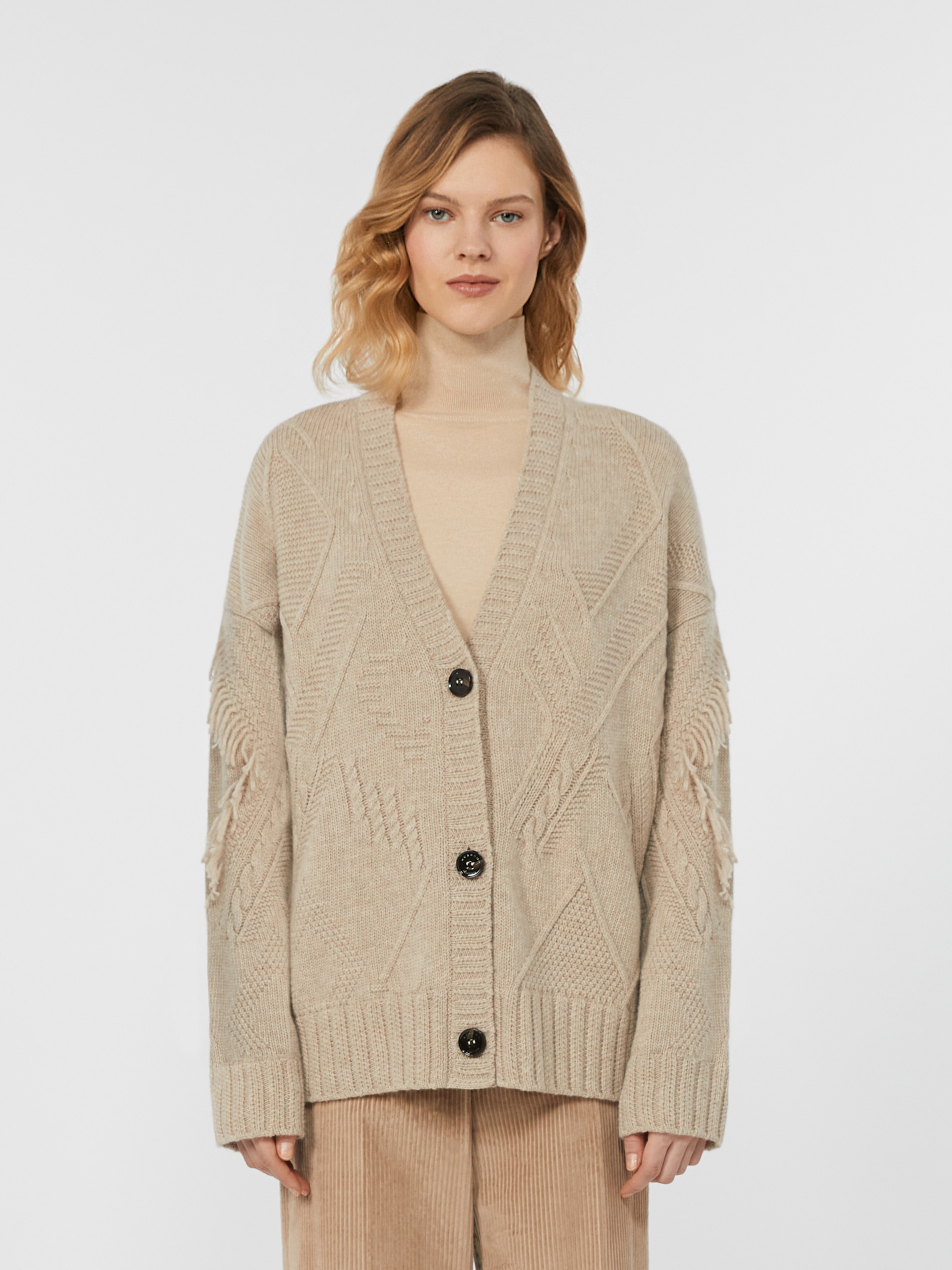 STALLO Wool knit cardigan - 3